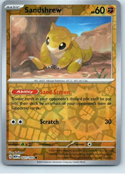 Sandshrew 027/165