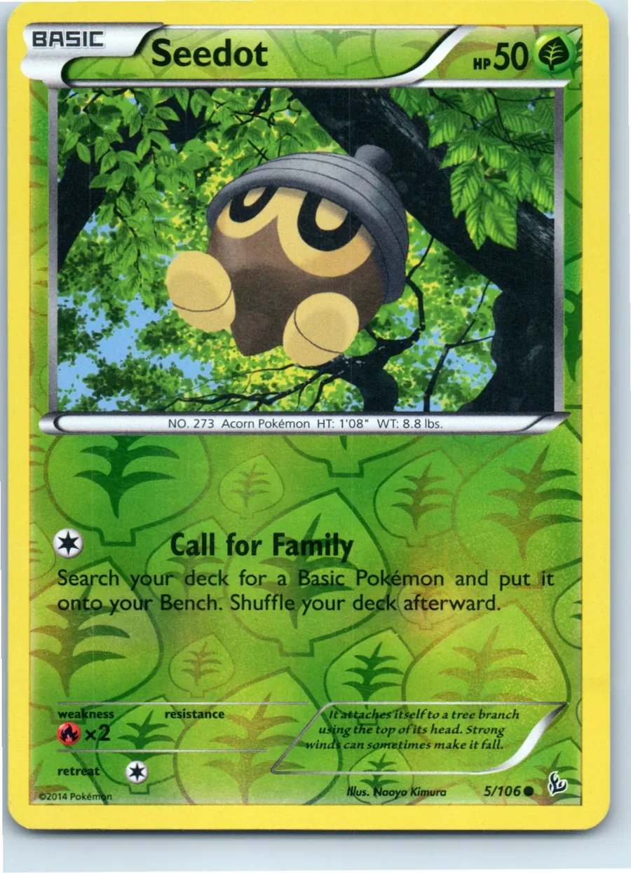 Seedot 5/106 front, the actual card for sale