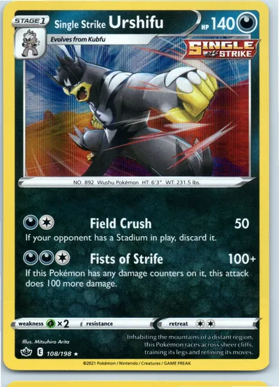 Single Strike Urshifu 108/198
