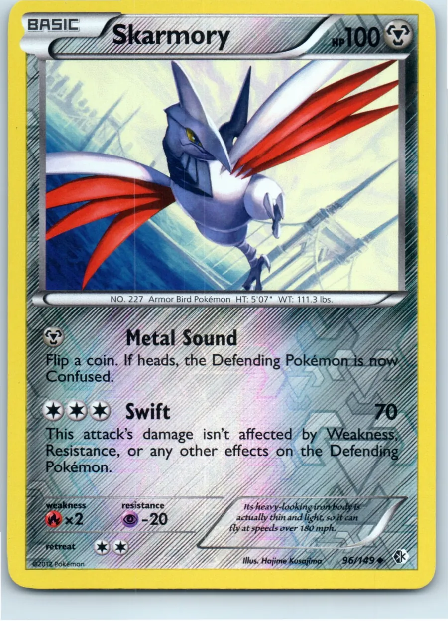 Skarmory 96/149 front, the actual card for sale