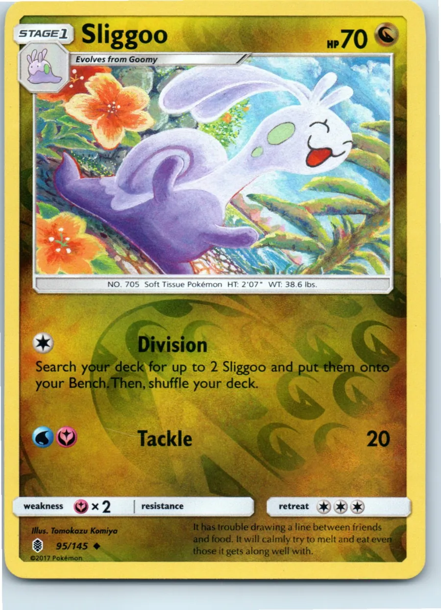Sliggoo 95/145 front, the actual card for sale