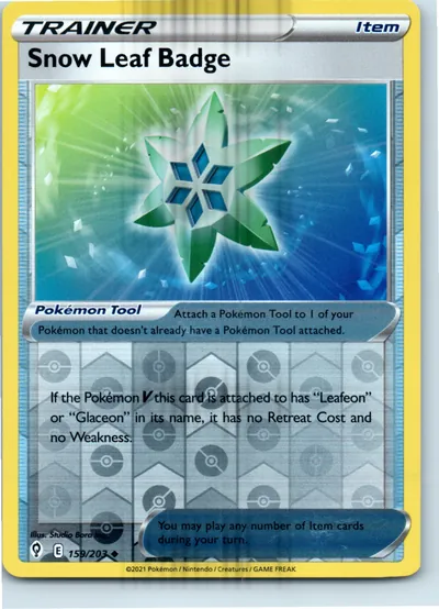 Snow Leaf Badge 159/203