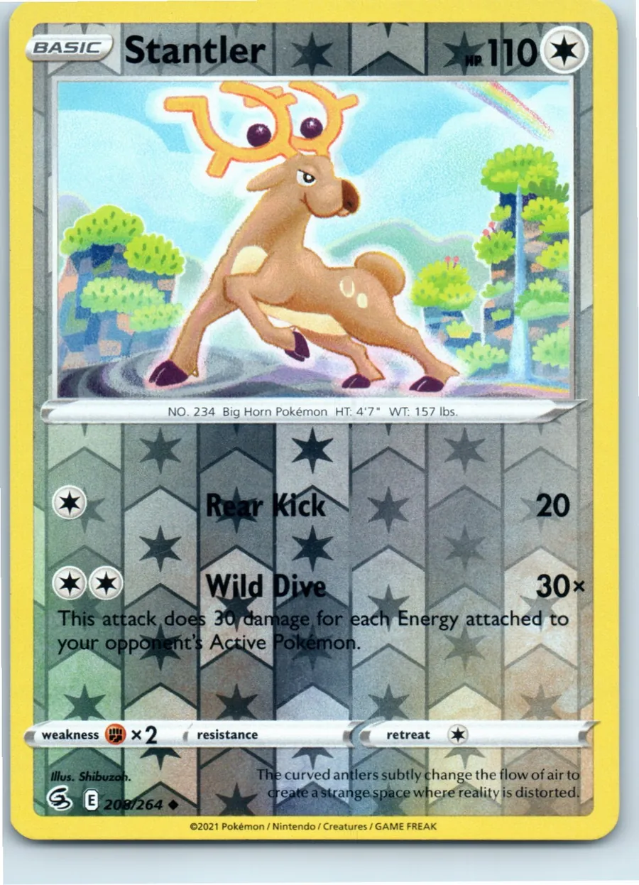 Stantler 208/264 front, the actual card for sale