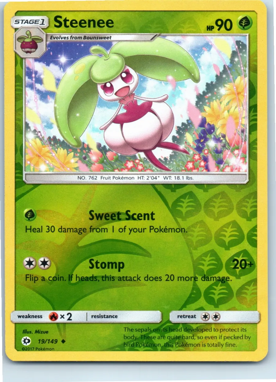 Steenee 19/149 front, the actual card for sale