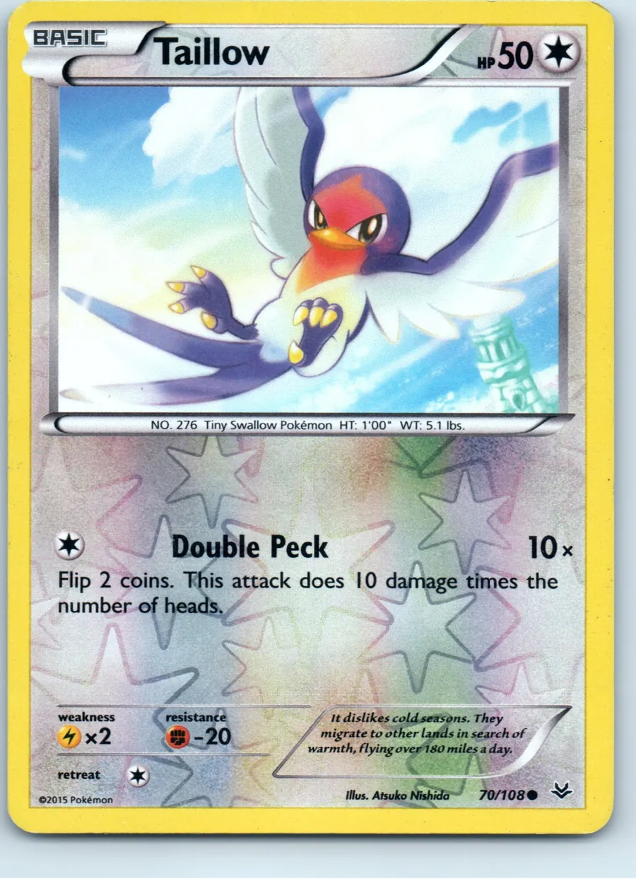 Taillow 70/108 front, the actual card for sale
