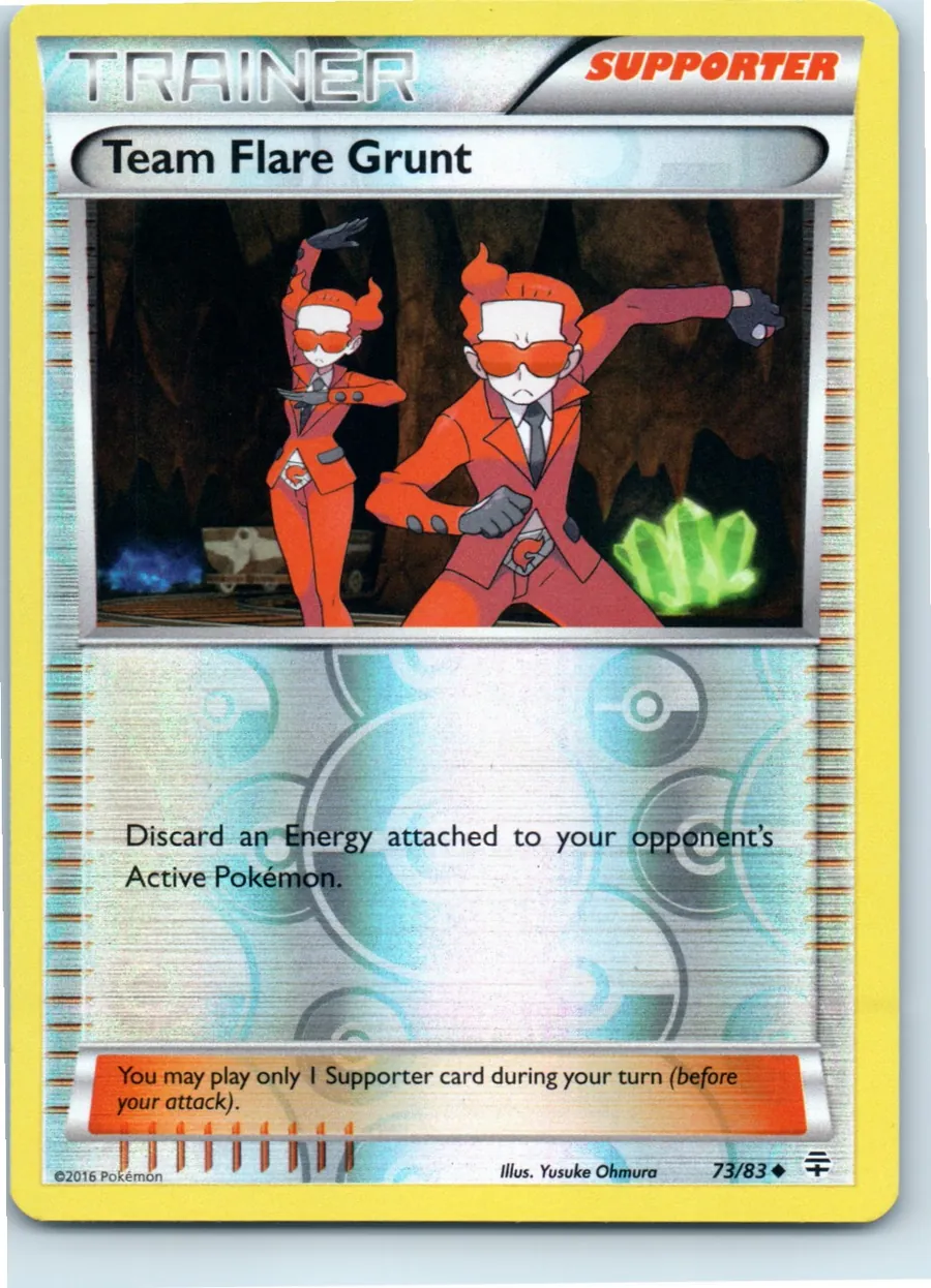 Team Flare Grunt 73/83 front, the actual card for sale