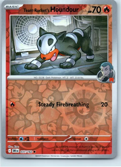 Team Rocket's Houndour 037/182