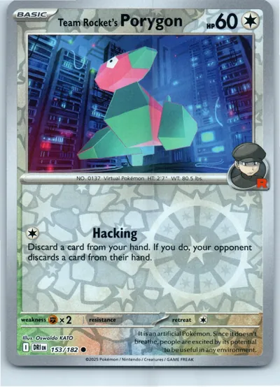 Team Rocket's Porygon 153/182