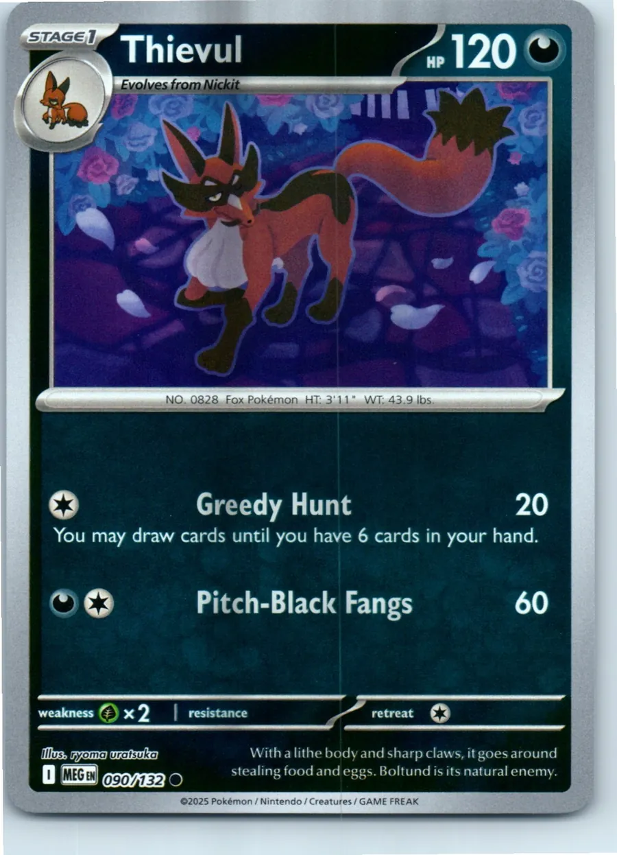 Thievul 090/132 front, the actual card for sale