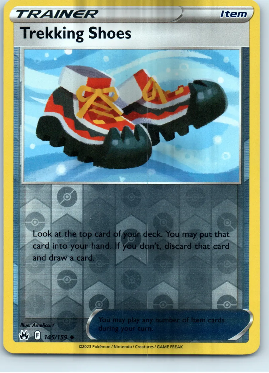 Trekking Shoes 145/159 front, the actual card for sale