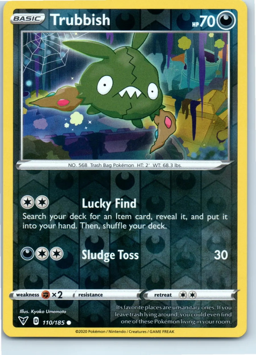 Trubbish 110/185 front, the actual card for sale