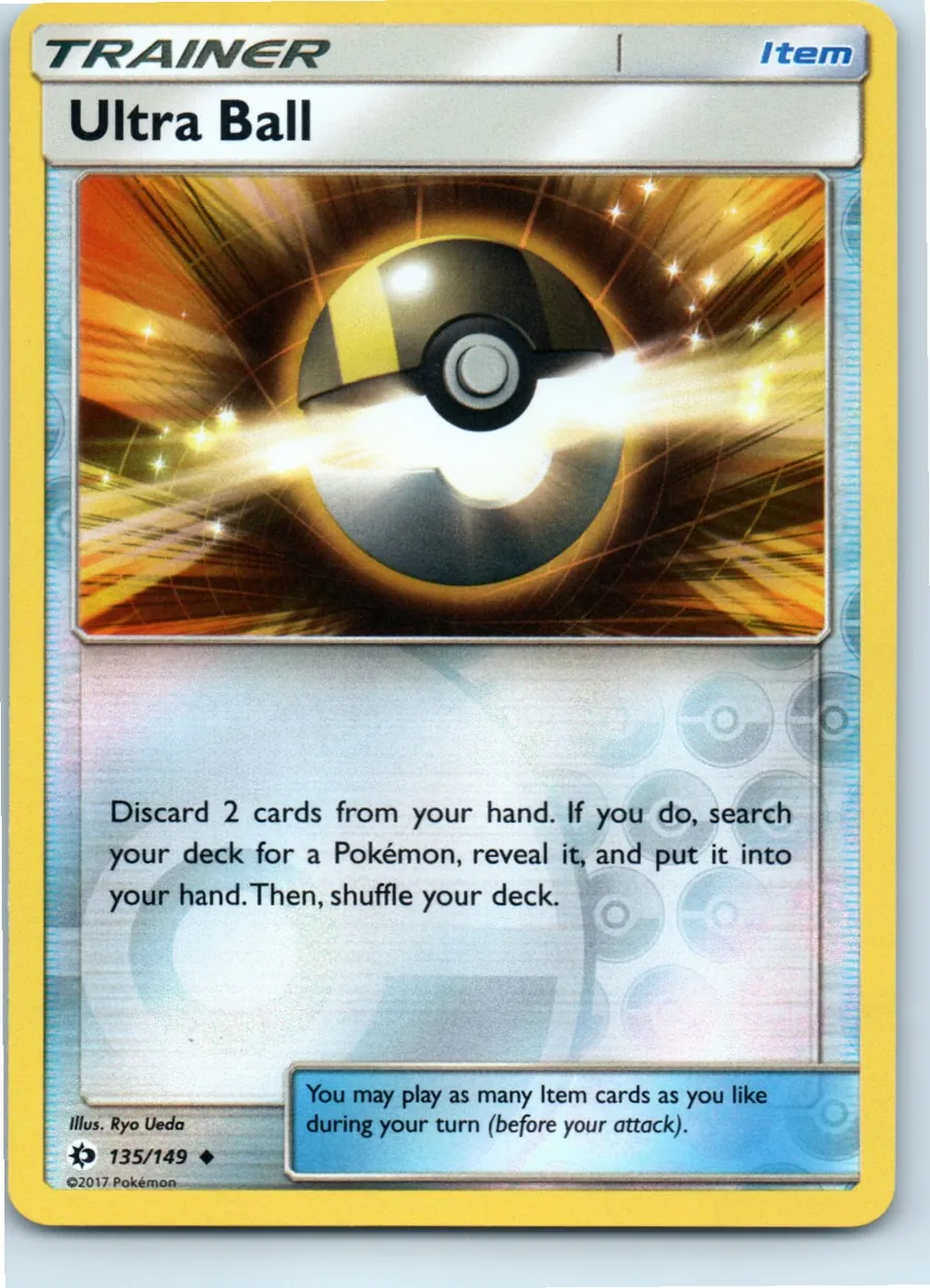 Ultra Ball 135/149 front, the actual card for sale