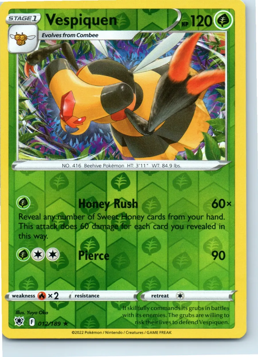 Vespiquen 012/189 front, the actual card for sale