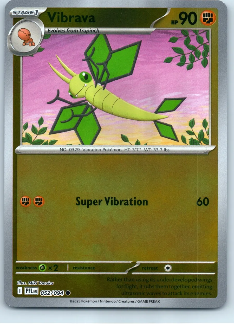 Vibrava 052/094 front, the actual card for sale