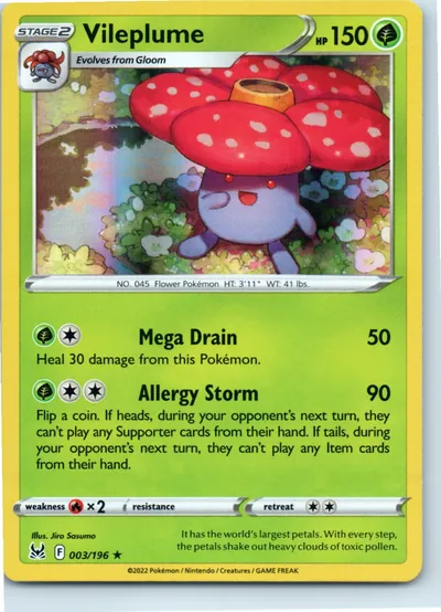 Vileplume 003/196