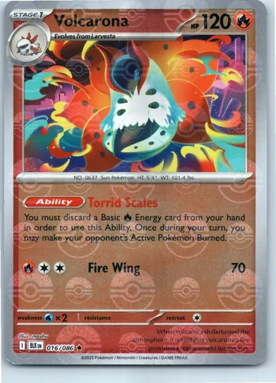 Volcarona (Poke Ball Pattern) 016/086