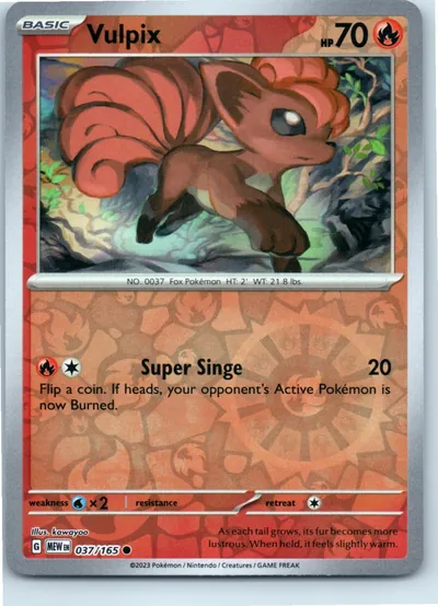 Vulpix 037/165