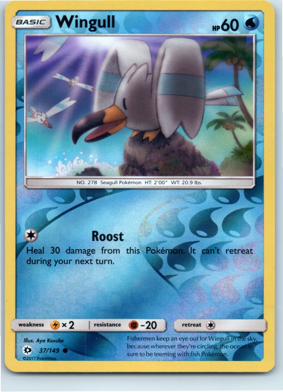 Wingull 37/149 front, the actual card for sale