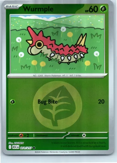 Wurmple (Energy Symbol Pattern) 011/217
