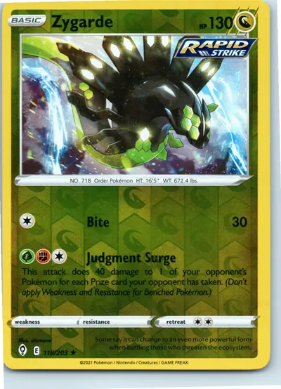 Zygarde 118/203