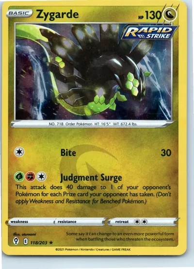 Zygarde 118/203
